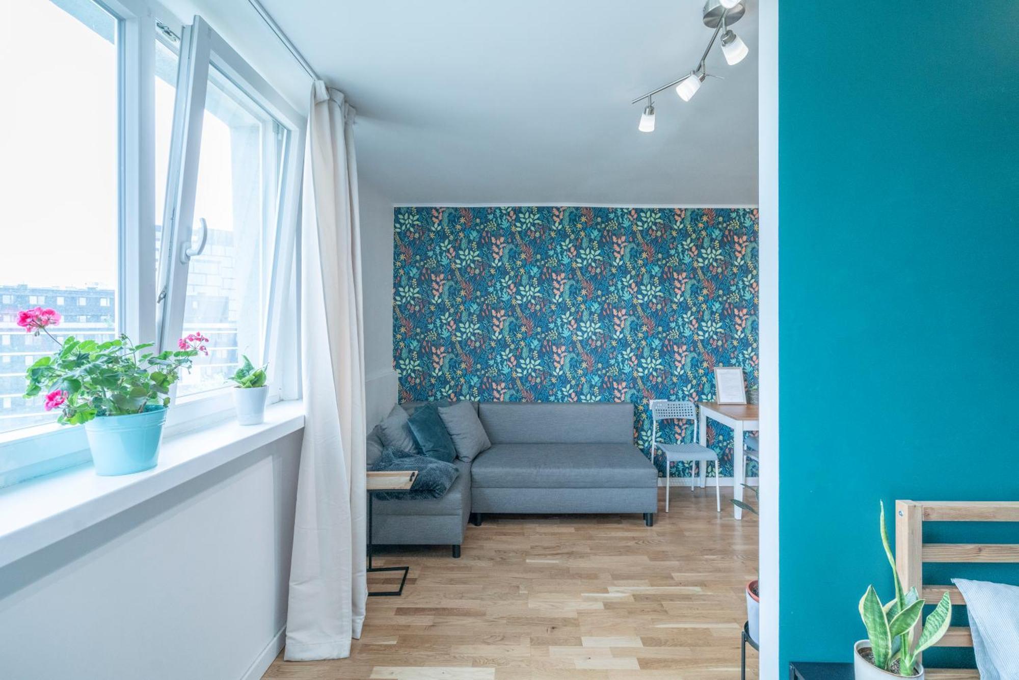 Green Studio In The City Center Of Wrocław Extérieur photo